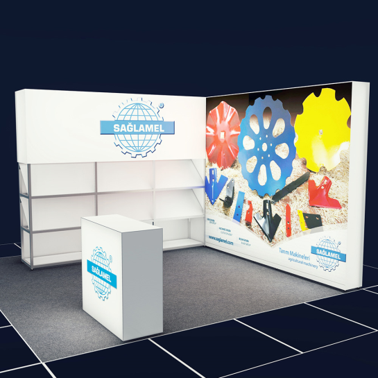 SAĞLAM EL MODÜLER STAND SİSTEMİ ÇALIŞMASI